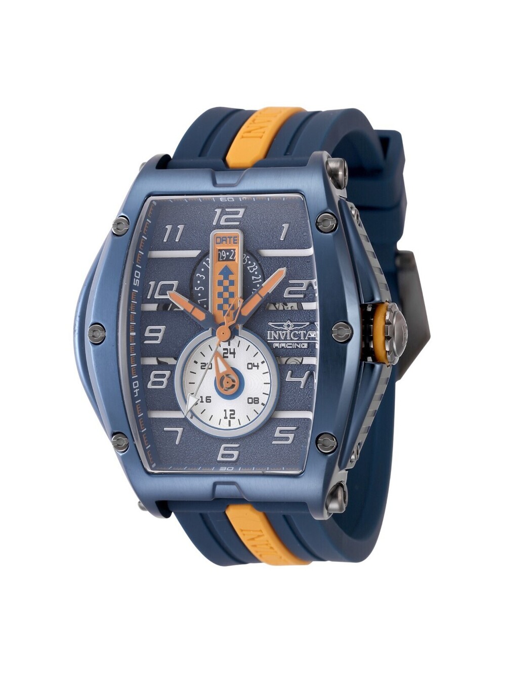Invicta Racing Vibe RPM Men's Watch - 57mm, Orange, Blue (47388)